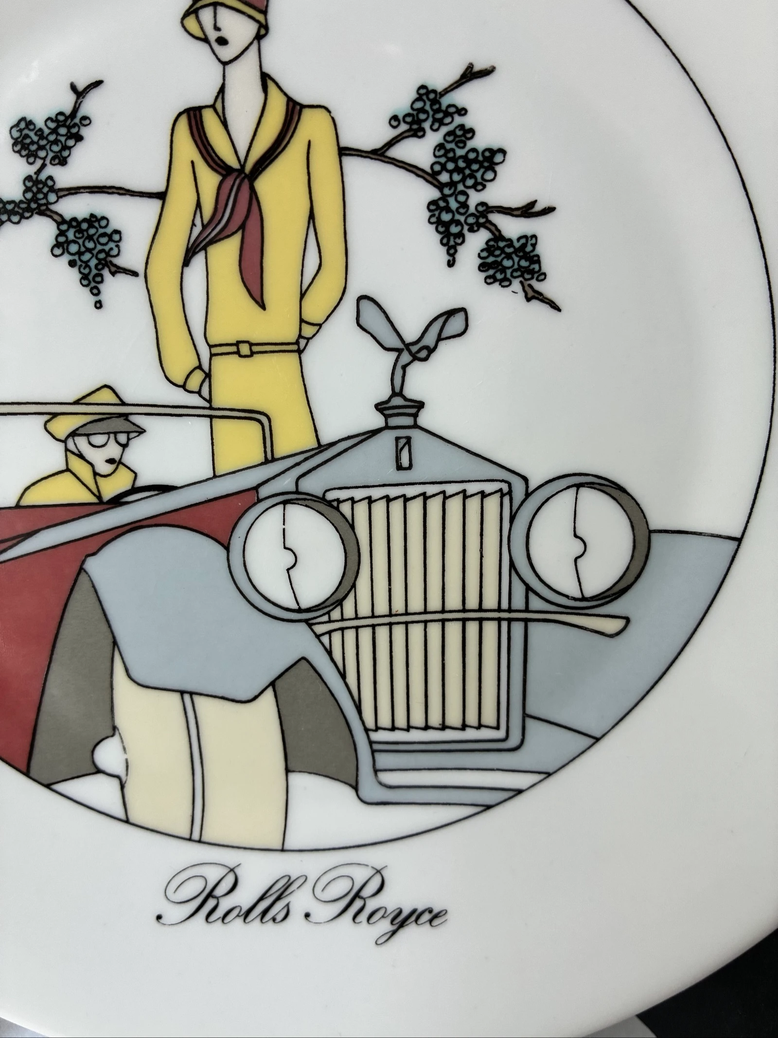 Placa de parede de porcelana francesa Rolls-Royce – Création Jacques Lobjoy – photo 4